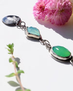 Load image into Gallery viewer, Chrysoprase & Aqua Chalcedony Necklace
