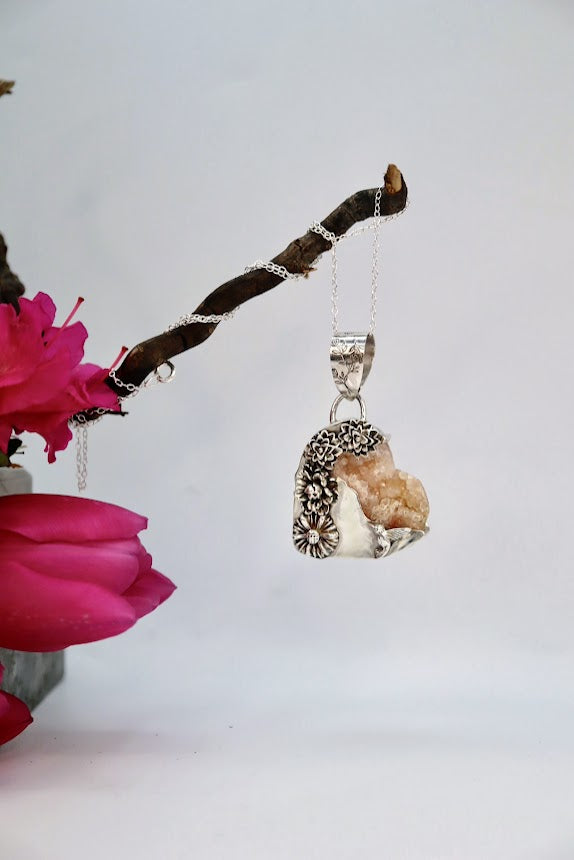 Pink Amethyst Necklace