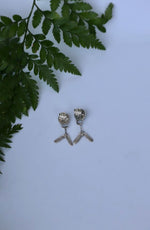 Load image into Gallery viewer, Gemmy Serpentine earrings