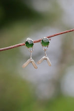 Load image into Gallery viewer, Gemmy Serpentine earrings