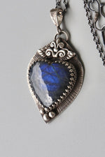 Load image into Gallery viewer, Labradorite necklace
