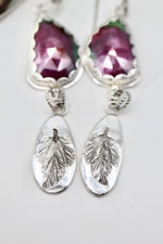 Load image into Gallery viewer, Ruby in Zoisite Earrings
