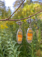 Load image into Gallery viewer, Bumblebee Jasper Earrings
