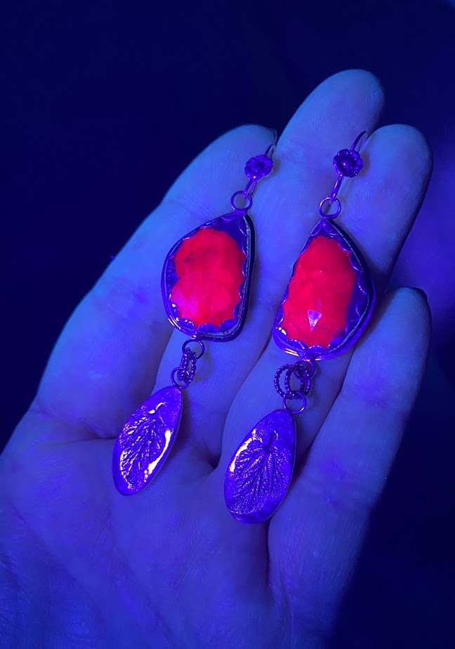 Ruby in Zoisite Earrings