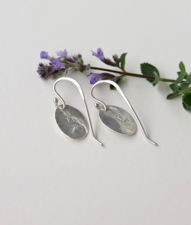 Catmint leaves earrings