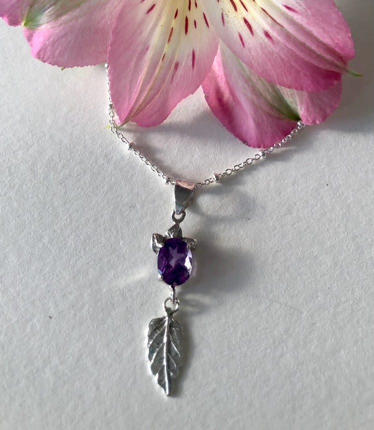 Amethyst necklace