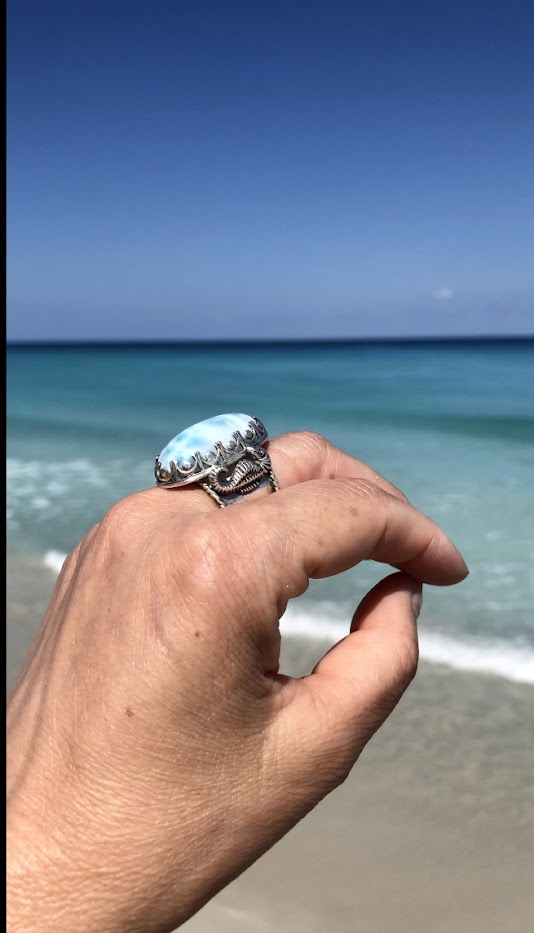 Larimar Ring