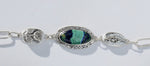 Load image into Gallery viewer, Azurite Malachite Bracelet, botanical jewelry
