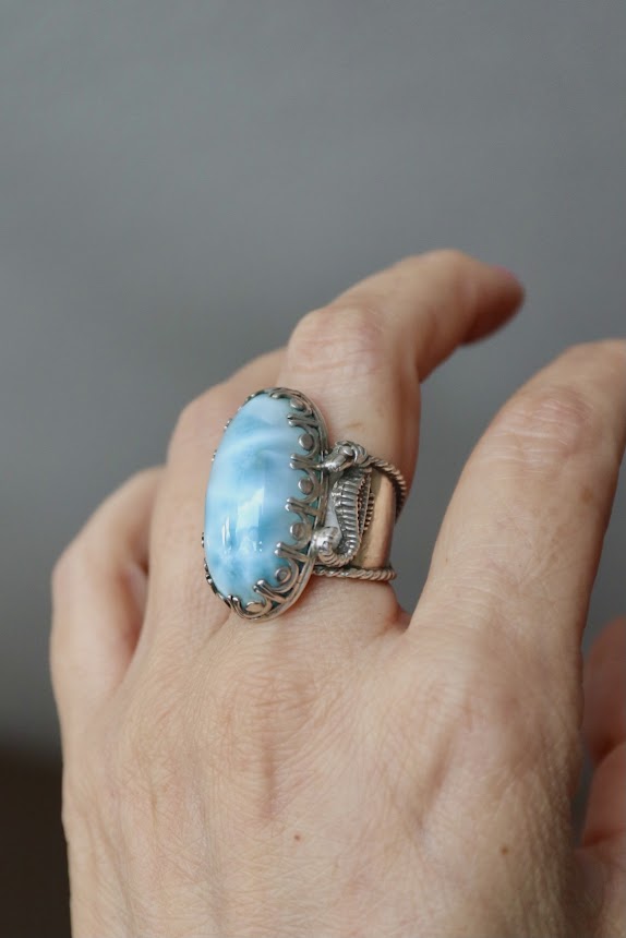 Larimar Ring