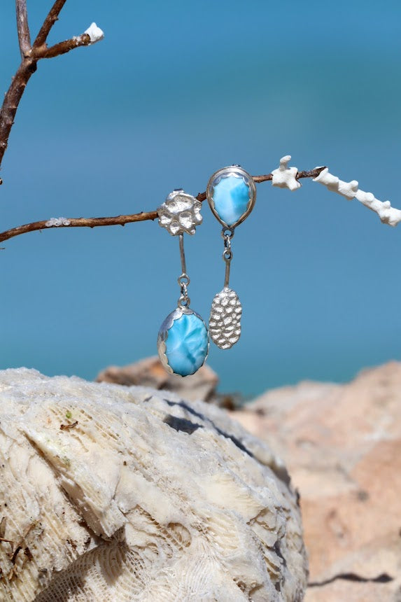 Larimar Earring