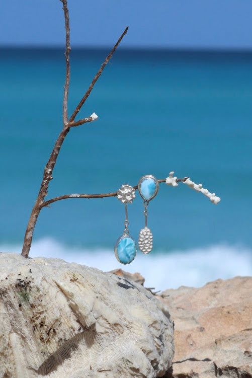 Larimar Earring